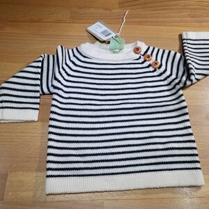 Nwt Baby Girls Boys Gender Neutral 4 Months 100% Wool Merino Sweater Shirt Top